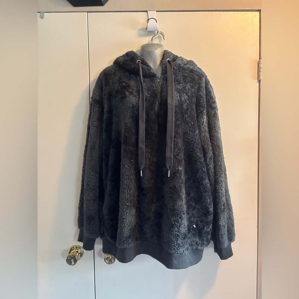 Gray fleece hoodie size 2 XL